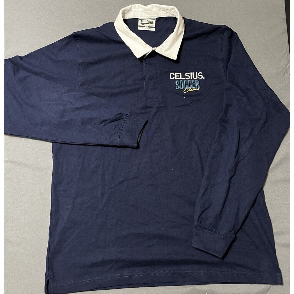 Vantage Celsius Soccer Classic Polo Size Medium